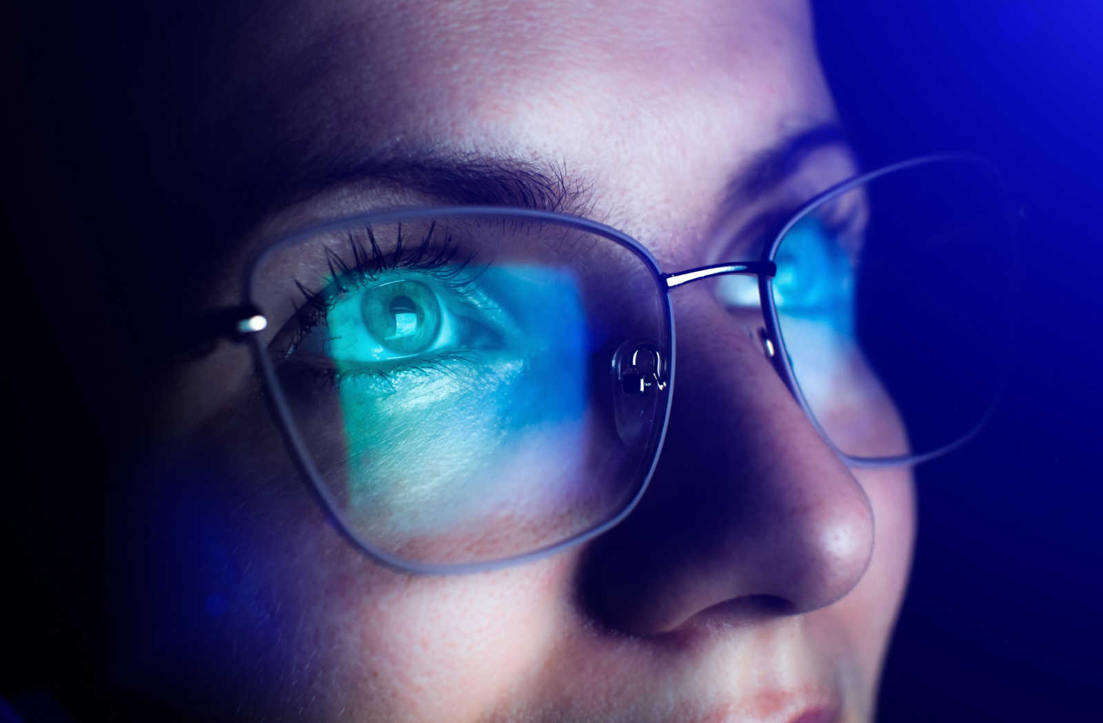 What happens if you wear blue light glasses too much?