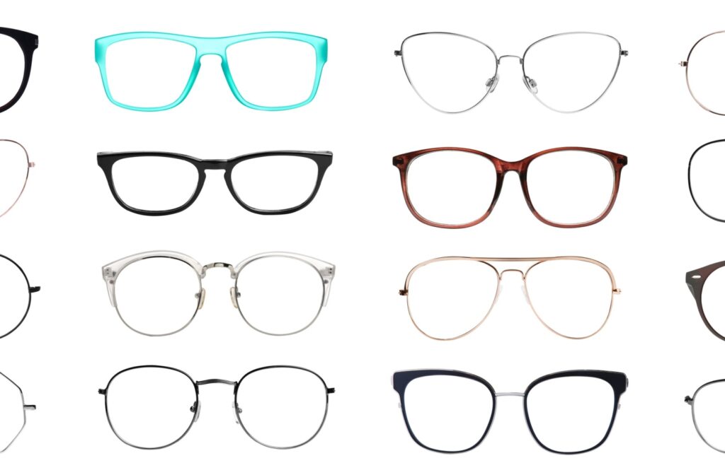 Various glasses of different colours, shapes, and sizes to suit individual needs.